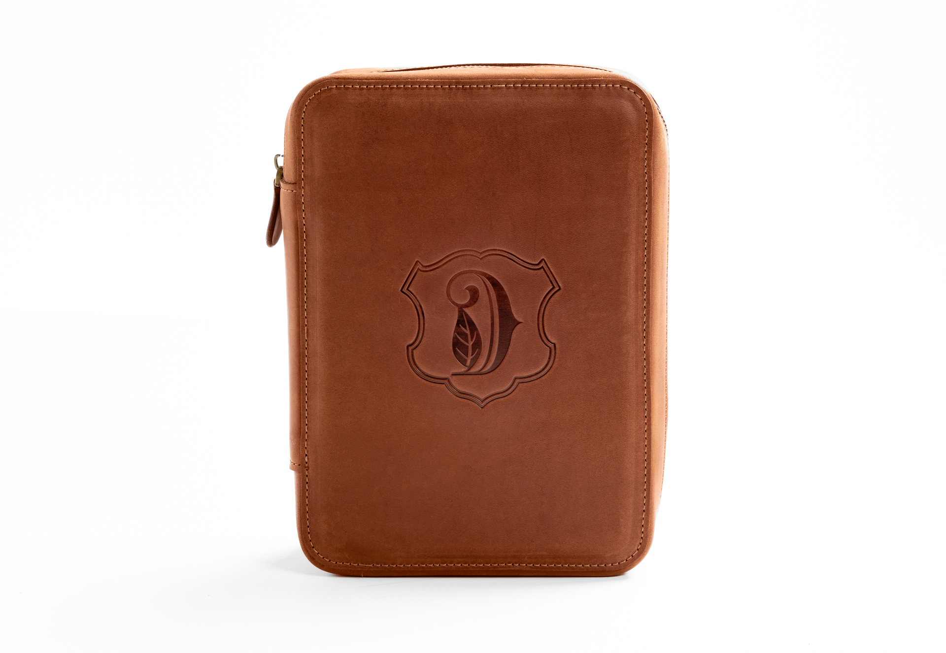 Signature Leather Case in Light Brown