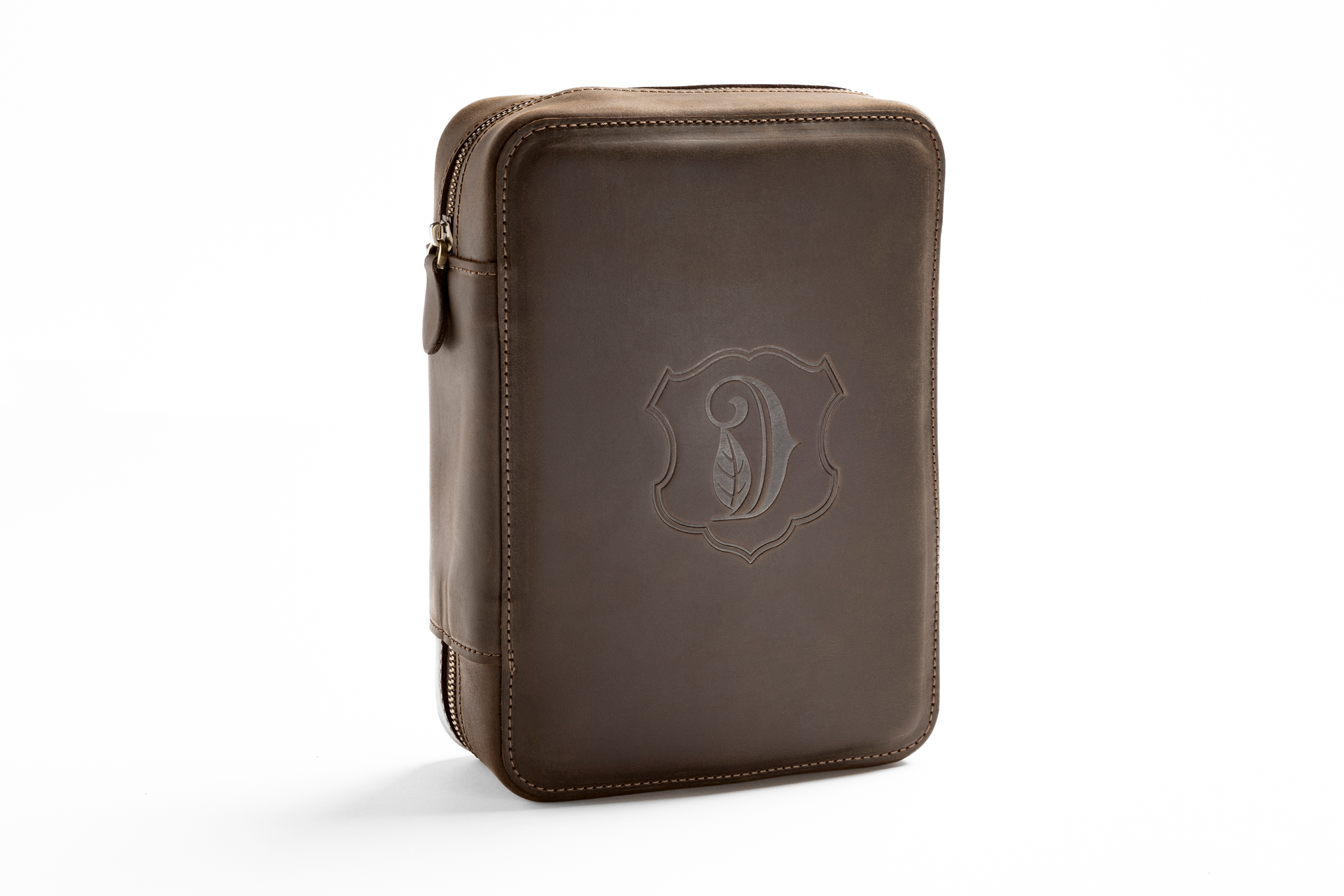 Signature Leather Case in Dark Brown