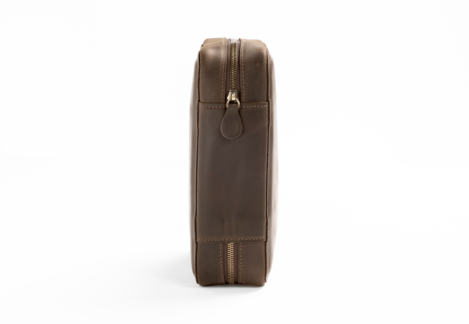 Signature Leather Case in Dark Brown