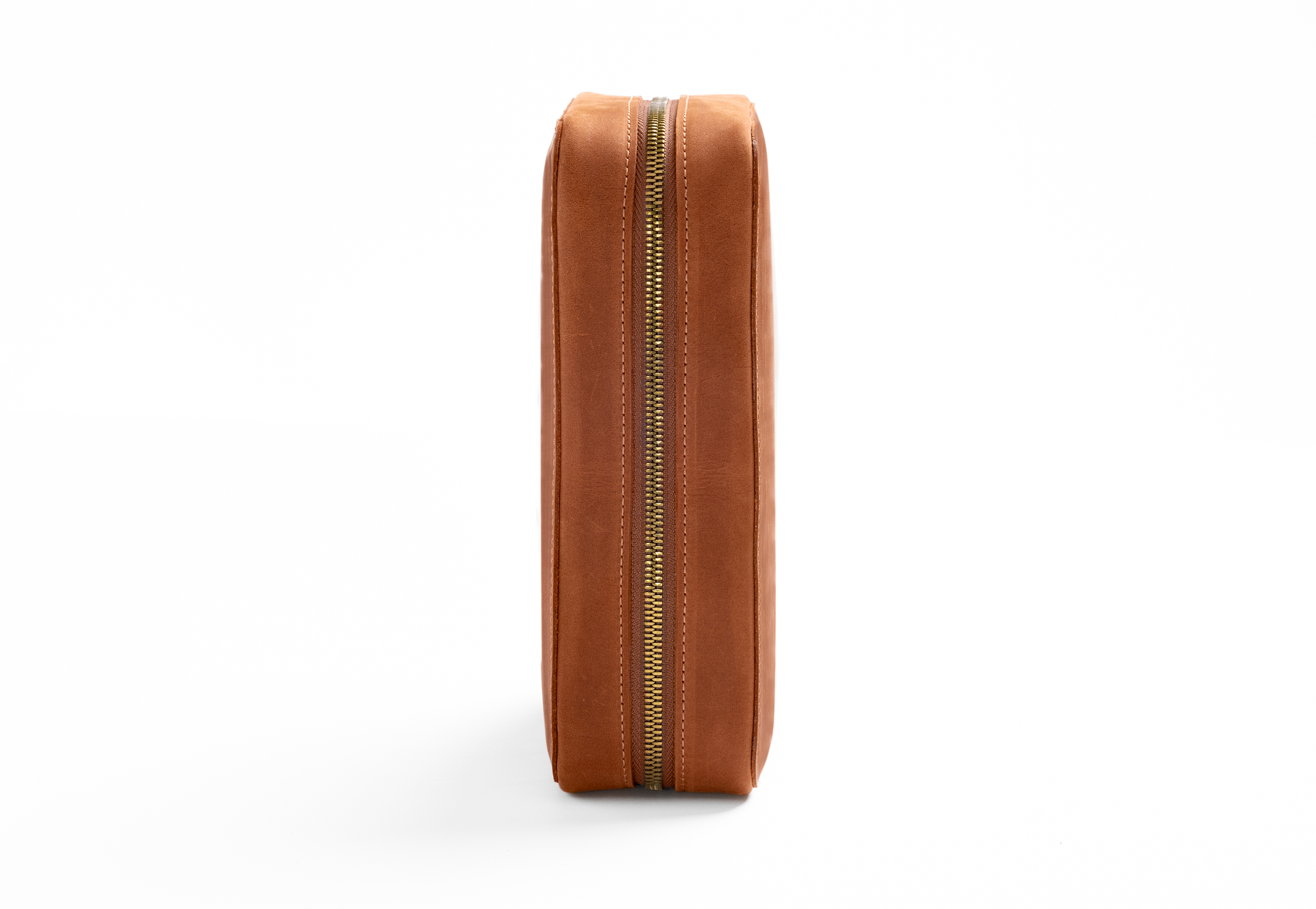 Signature Leather Case in Light Brown