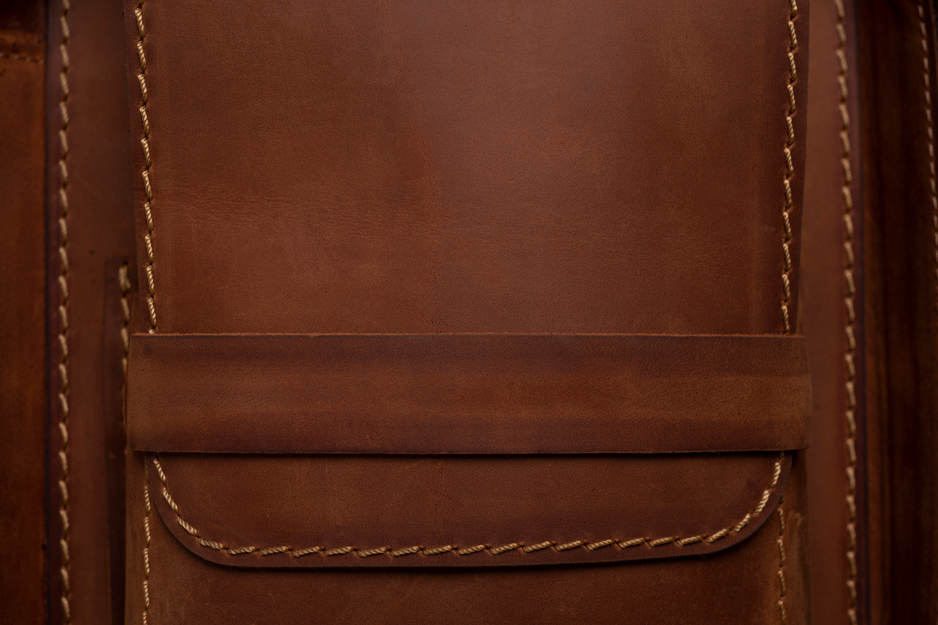 Signature Leather Case in Light Brown