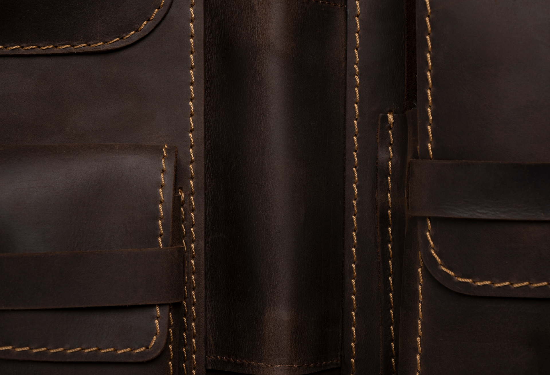 Signature Leather Case in Dark Brown