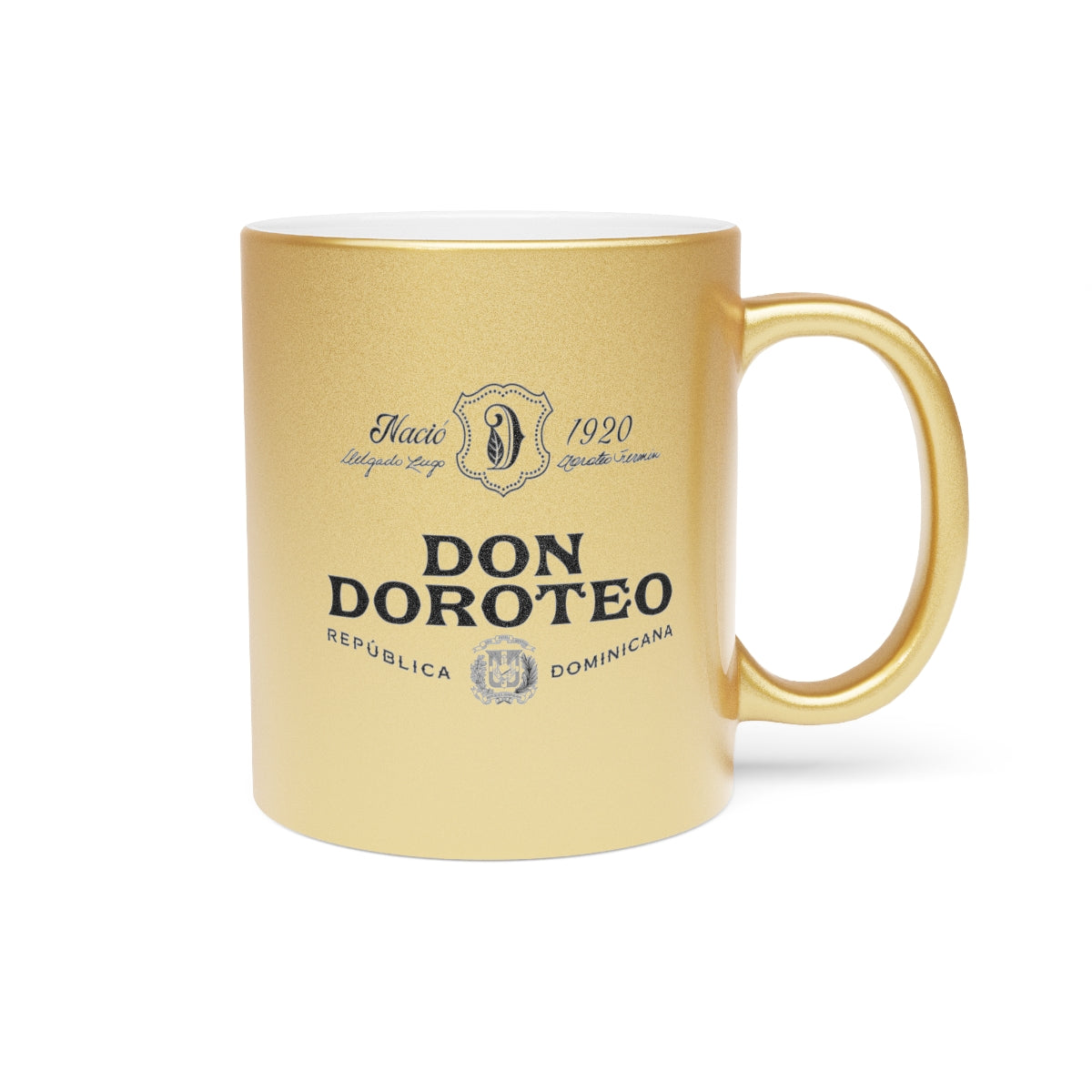 Don Doroteo Full Logo Gold Metallic Mug