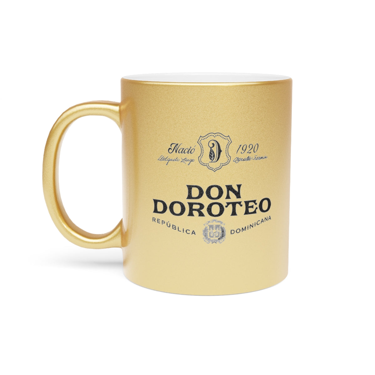 Don Doroteo Full Logo Gold Metallic Mug