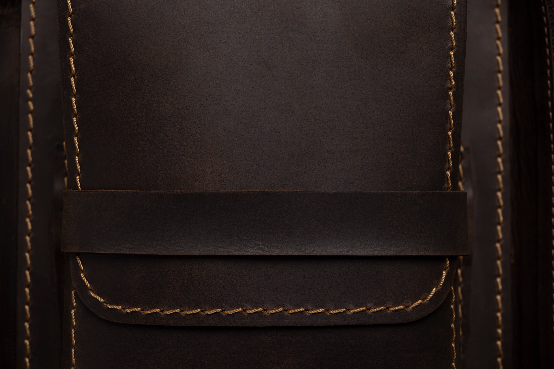 Signature Leather Case in Dark Brown